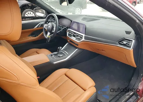 2023 BMW 430I z USA, uszkodzony, nr VIN WBA23AT0XPCL16545